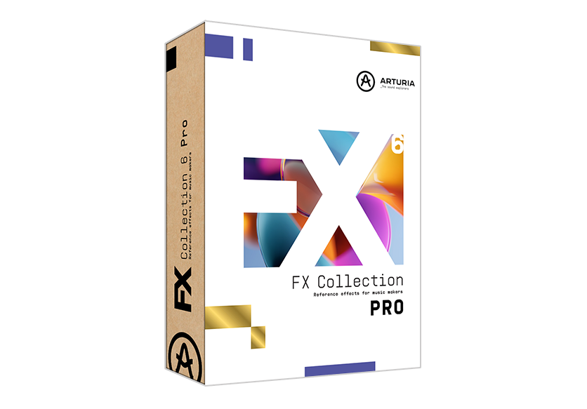 Электронная лицензия Arturia [FX Collection 6 PRO (electronic license)] 39 программных эффектов, включая distortion, dynamics, filtering, mix bus, delay, reverb, modulation, creative processing, и tone shaping