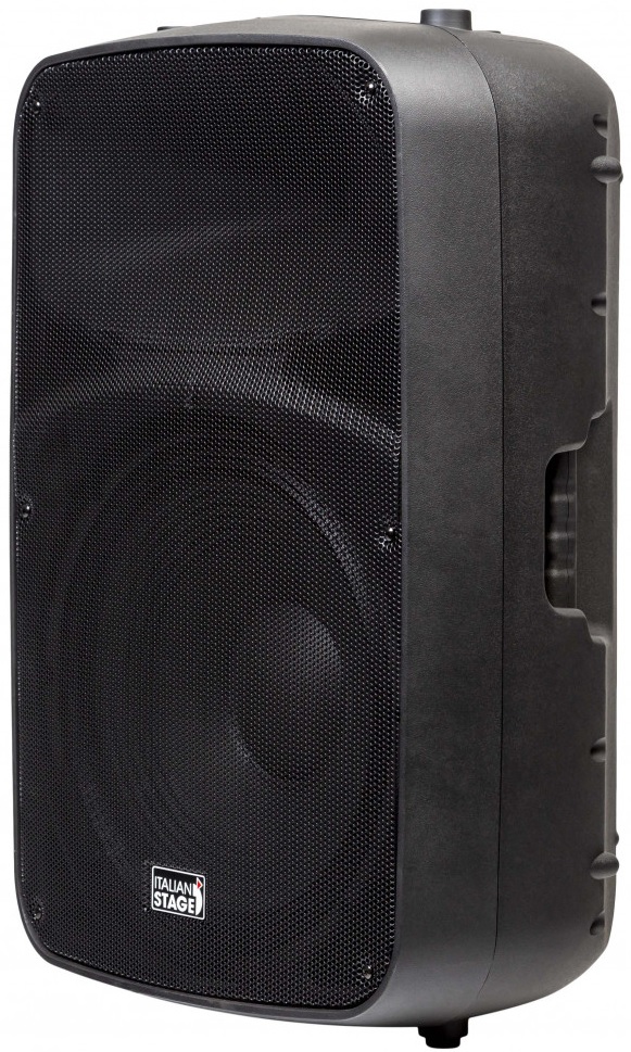 Активная акустическая система ITALIAN STAGE [SPX15A] 2-х полосная, НЧ динамик 15", ВЧ динамик 1", мощность пик./ном. 400/200 Вт, АЧХ 45-20000 Гц, макс. SPL 130 дБ, XLR/TRS микр. вход, XLR/TRS/2xRCA лин. вход, 1/4" TRS лин. выход, 2-х полосный EQ