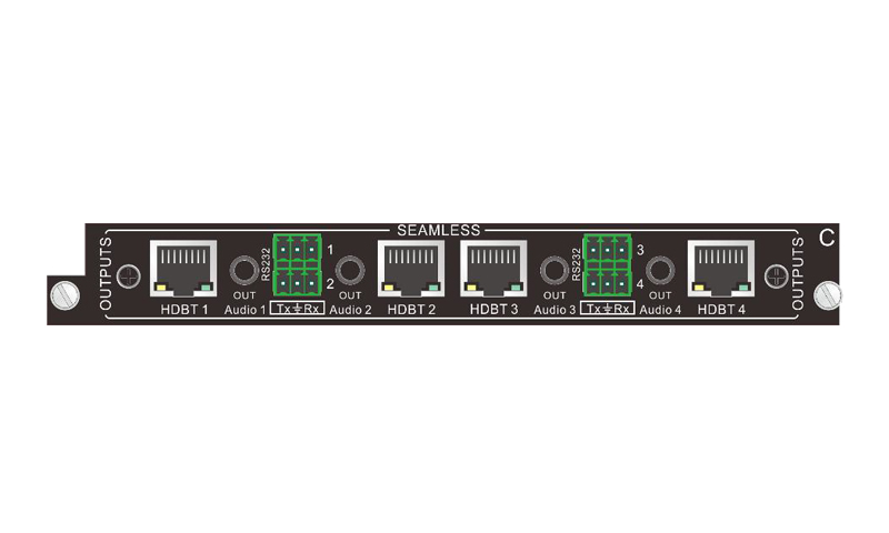 Плата выхода Pixelhue UMX_4xHDBaseT Output Card