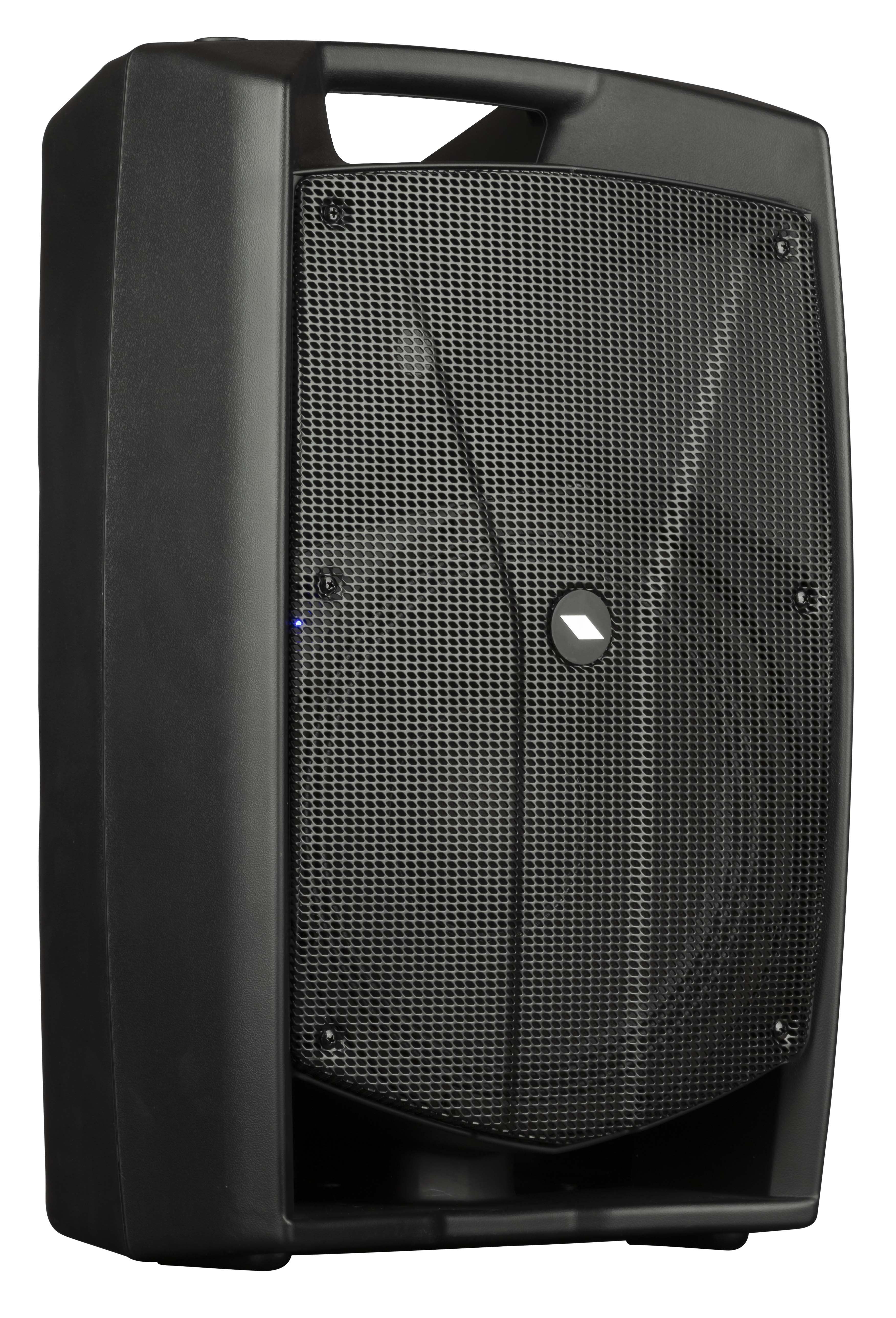 Активная акустическая система PROEL [V12PRO] 2-х полосная, НЧ динамик 12", ВЧ динамик 1", DSP, мощность пик./ном. 600/300 Вт, АЧХ 50-20000 Гц, макс. SPL 124 дБ, Combo XLR/TRS мик./лин. вход, XLR лин. выход, USB-A порт для радиосистем U24B/U24H